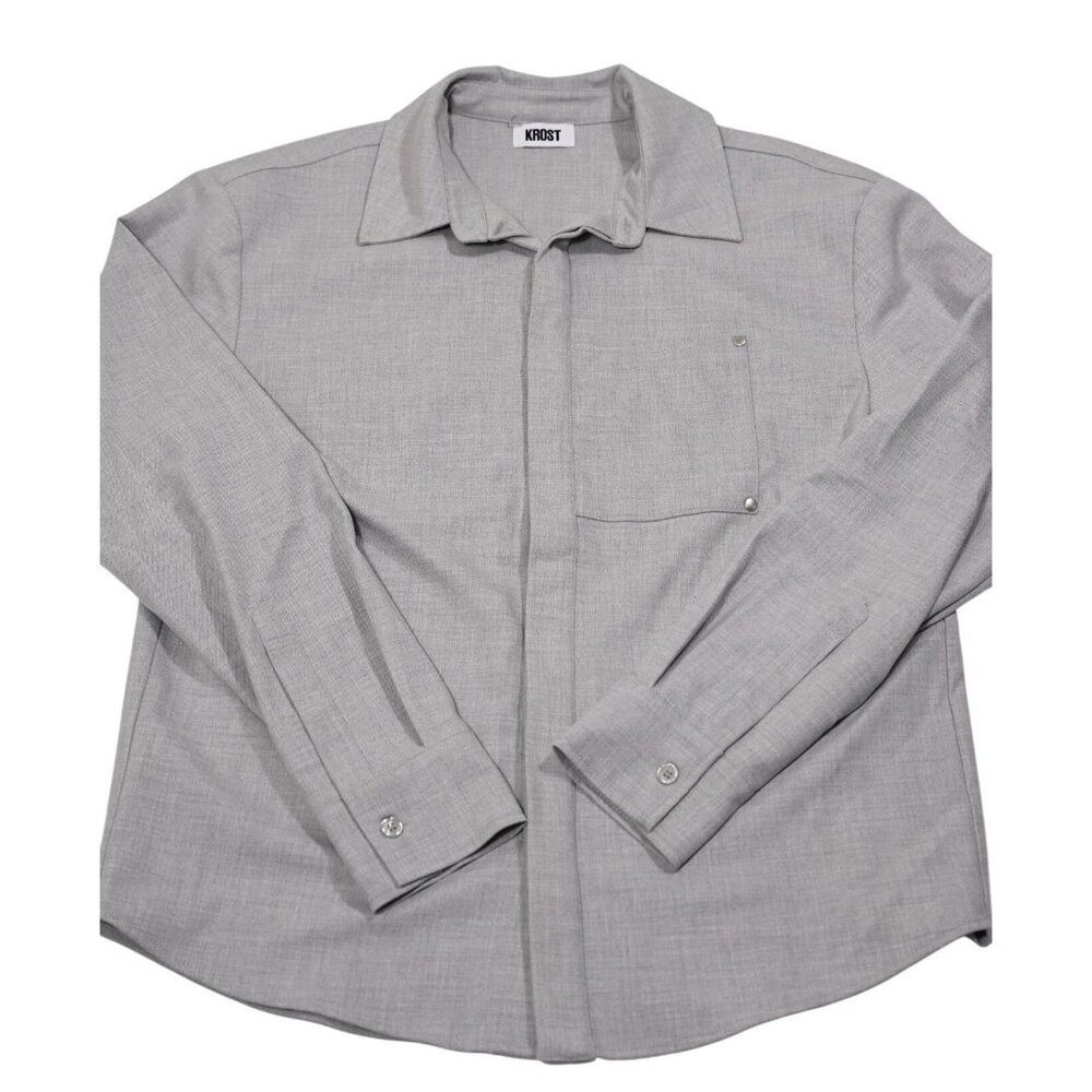 KROST Eco Button Up Shirt in Nimbus Cloud